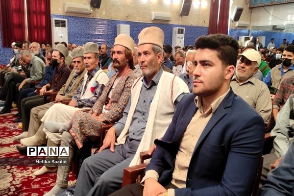 مراسم افتتاحیه رزمایش جهادگران فاطمی ۲ در بوشهر