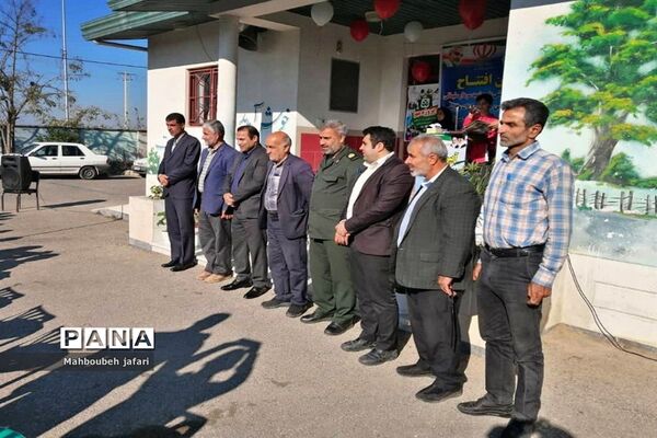 آیین افتتاح اتاق ورزش طرح شهید‌سلیمانی در روستای دلمرز