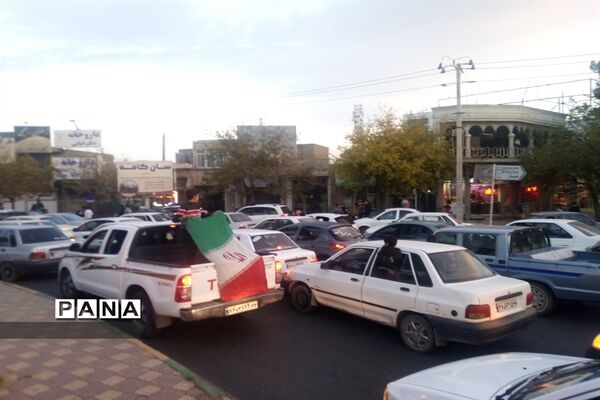 شادی مردم‌تربت جام پس از برد تیم‌ملی فوتبال کشور
