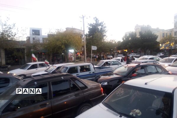 شادی مردم‌تربت جام پس از برد تیم‌ملی فوتبال کشور