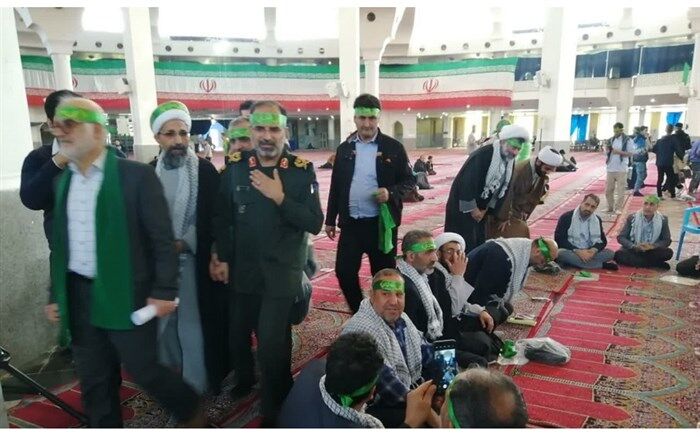 همایش میقات صالحین بسیج در مصلای قدس قم برگزار شد