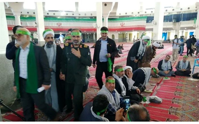 همایش میقات صالحین بسیج در مصلای قدس قم برگزار شد