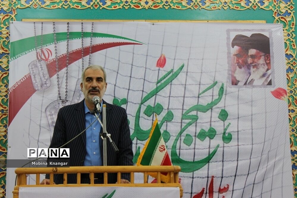 گردهمایی بسیج در بهشت صادق بوشهر