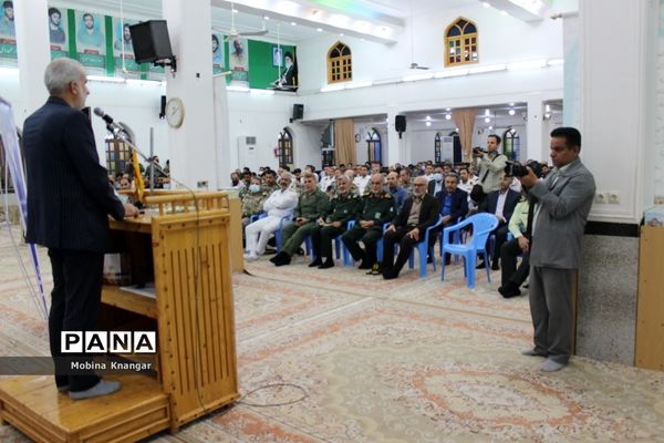 گردهمایی بسیج در بهشت صادق بوشهر