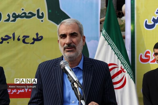 کلنگ ساخت هنرستان شهید داریوش رضایی‌نژاد در ریشهر بوشهر