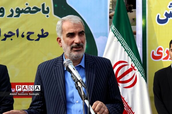 کلنگ ساخت هنرستان شهید داریوش رضایی‌نژاد در ریشهر بوشهر