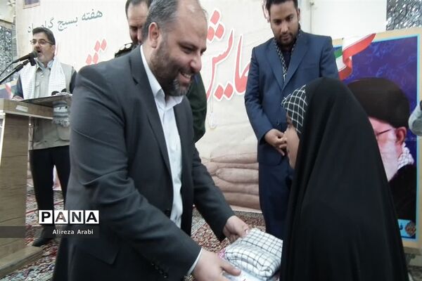 حضور پرشکوه دانش‌آموزان کاشمری در همایش بزرگ اقتدار بسیج