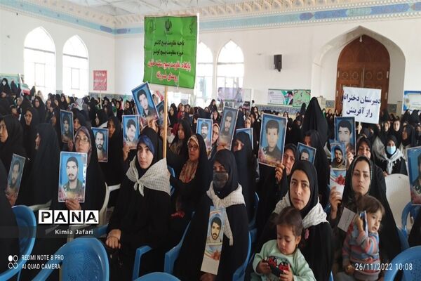 حضور پرشکوه دانش‌آموزان کاشمری در همایش بزرگ اقتدار بسیج