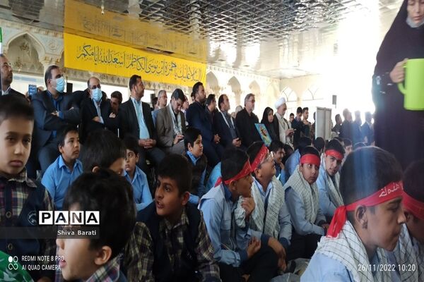 حضور پرشکوه دانش‌آموزان کاشمری در همایش بزرگ اقتدار بسیج