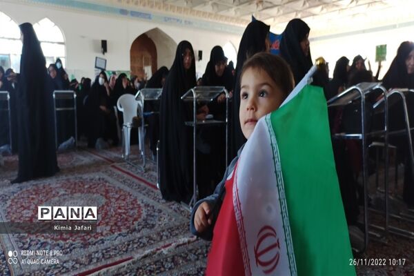 حضور پرشکوه دانش‌آموزان کاشمری در همایش بزرگ اقتدار بسیج