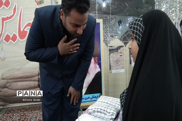 حضور پرشکوه دانش‌آموزان کاشمری در همایش بزرگ اقتدار بسیج