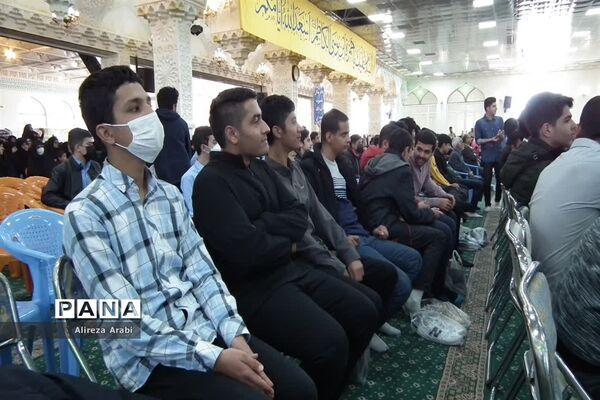 حضور پرشکوه دانش‌آموزان کاشمری در همایش بزرگ اقتدار بسیج