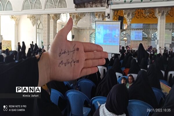 حضور پرشکوه دانش‌آموزان کاشمری در همایش بزرگ اقتدار بسیج