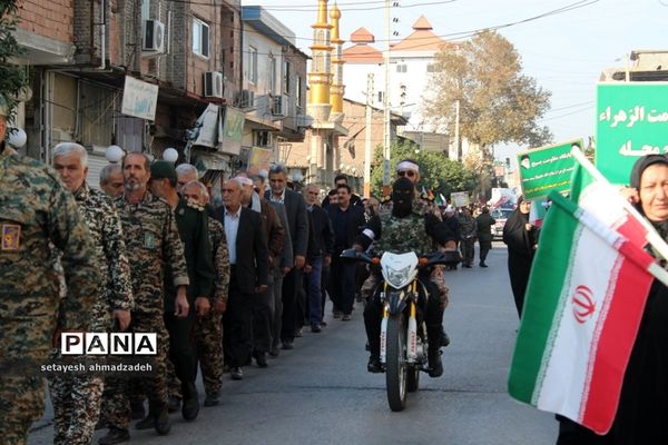 همایش اقتدار بسیج در گلوگاه