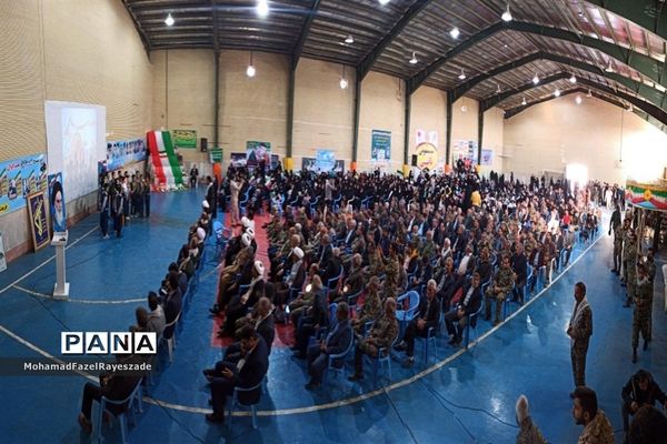 همایش اقتدار بسیج در خلیل آباد