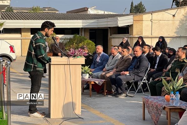 رونمایی از یادمان شهدا به‌مناسبت هفته بسیج