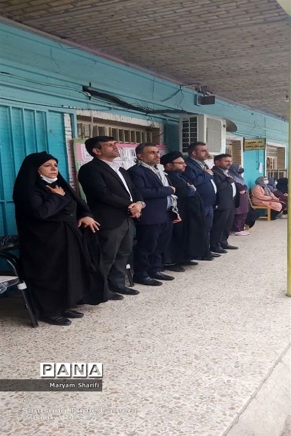 برگزاری پویش «همه حاضر» در دبیرستان تشکیلاتی پاینده ناحیه یک اهواز