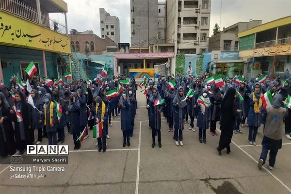 برگزاری پویش «همه حاضر» در دبیرستان تشکیلاتی پاینده ناحیه یک اهواز