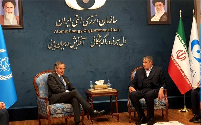 دیدار و گفت‌وگوی اسلامی و گروسی در تهران
