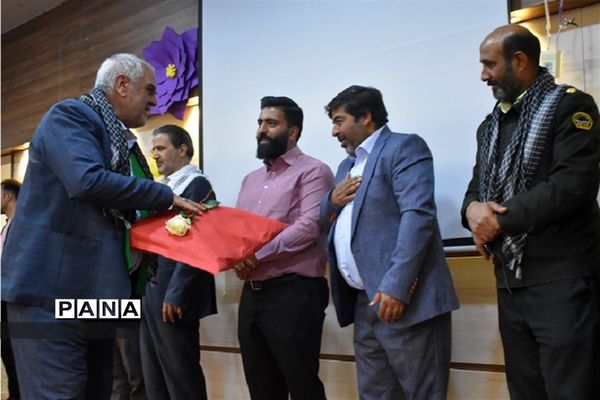 تجلیل از جانبازان بهاباد به مناسبت اعیاد شعبانیه