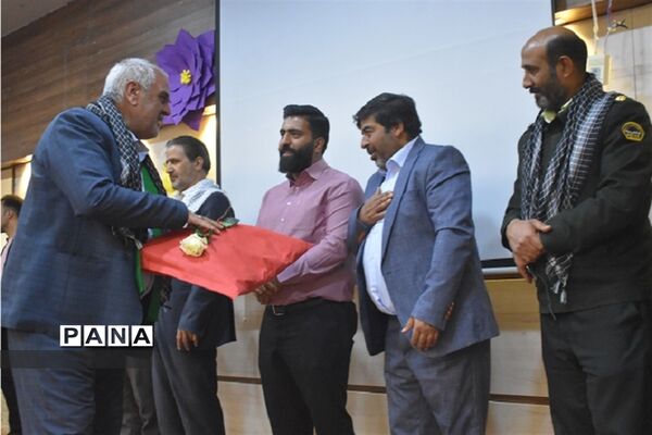 تجلیل از جانبازان بهاباد به مناسبت اعیاد شعبانیه