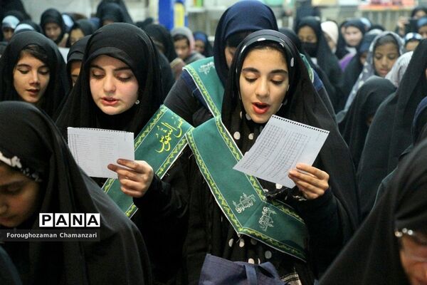 افتتاحیه هشتمین دوره اردوی زیارت اولی‌های دختران