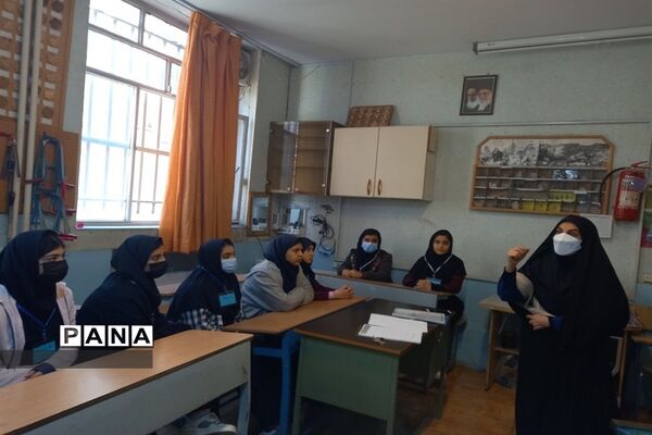 برگزاری طرح ایما در دبیرستان دخترانه سیزده آبان ناحیه یک کرج