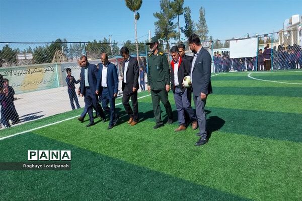 افتتاح زمین  چمن مصنوعی دبستان قرآنی منتظرقائم خاتم
