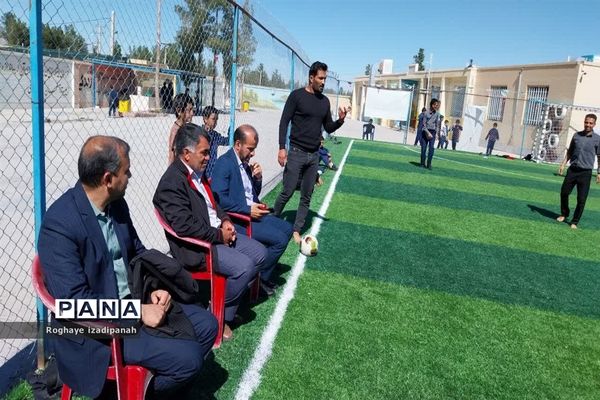 افتتاح زمین  چمن مصنوعی دبستان قرآنی منتظرقائم خاتم