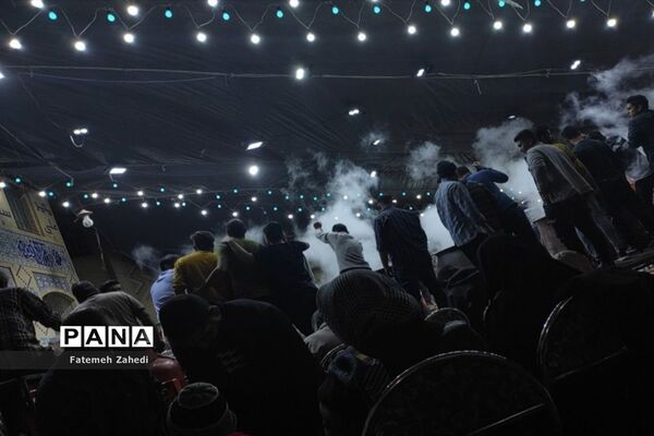 آیین پخت سمنو در مسجدحضرت  رقیه(س) ناحیه 3 شیراز