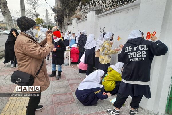 جشن نقاشی گل نرگس در قائمشهر