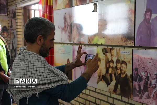دانش‌آموزان پسر رودهن در اردوی راهیان نور