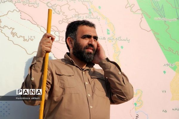 دانش‌آموزان پسر رودهن در اردوی راهیان نور