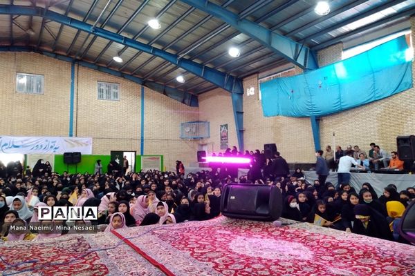 اجتماع عظیم دختران عاشقان مهدی (عج) در شهرستان کاشمر