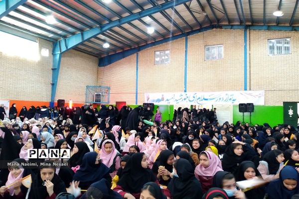 اجتماع عظیم دختران عاشقان مهدی (عج) در شهرستان کاشمر