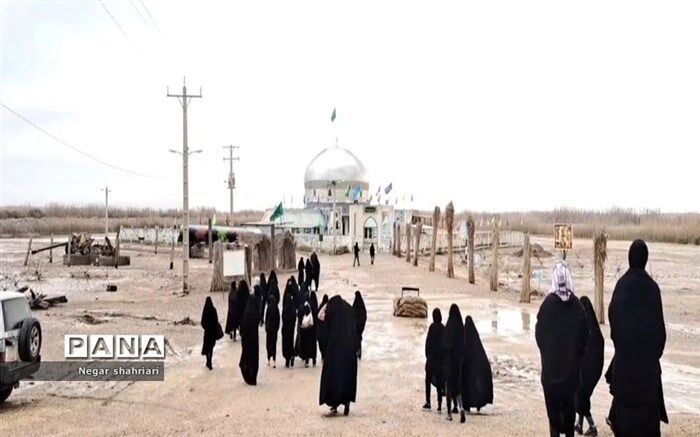 اعزام ۱۳۲ دانش‌آموز دختر شهرستان نایین به اردوی راهیان نور جنوب کشور