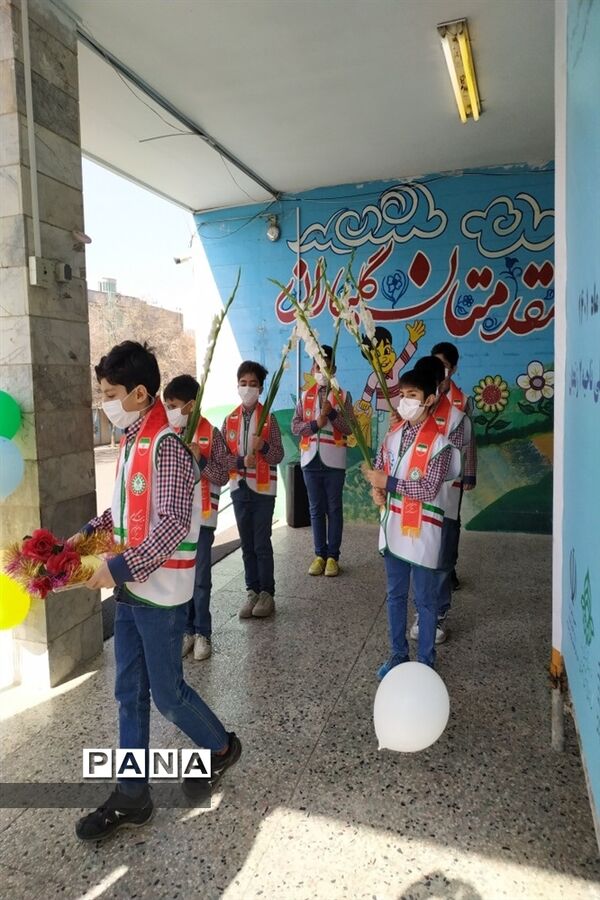 برگزاری مراسم روز درختکاری در آموزشگاه علامه حلی ناحیه‌۲ زنجان