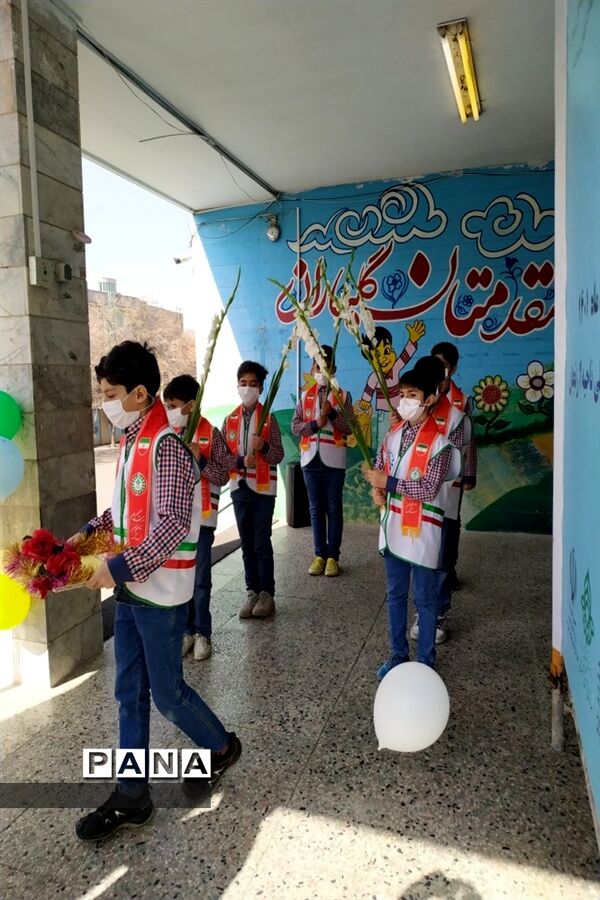 برگزاری مراسم روز درختکاری در آموزشگاه علامه حلی ناحیه‌۲ زنجان