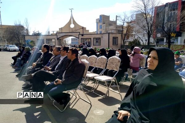 برگزاری مراسم روز درختکاری در آموزشگاه علامه حلی ناحیه‌۲ زنجان