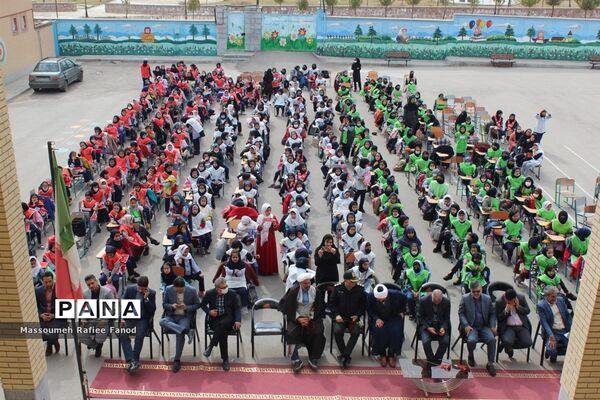 نواختن زنگ نیکوکاری در شهرستان گلبهار