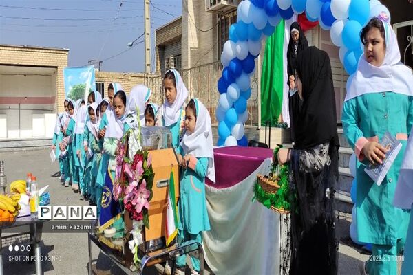 نواختن زنگ نیکو کاری در مدارس شهرستان شوش