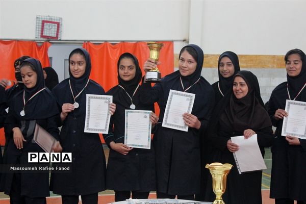 اختتامیه مسابقات هندبال دختران شهرستان گلبهار