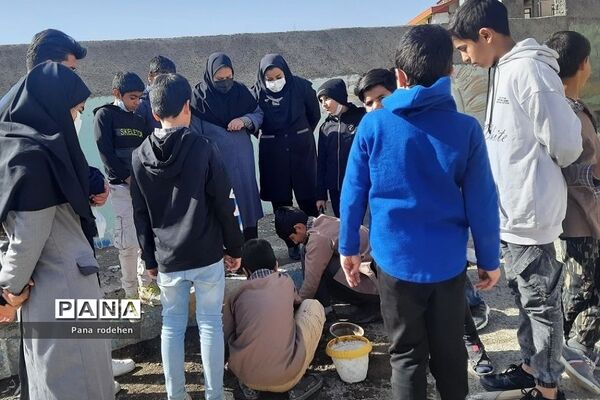 مراسم روز درختکاری در دبستان امام حسن مجتبی(ع) رودهن