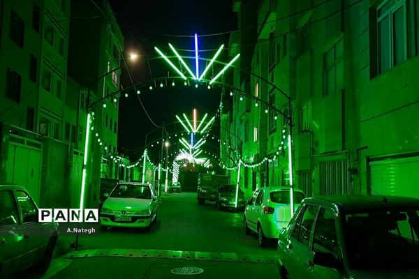 آماده‌سازی فضای محله‌ها برای جشن بزرگ نیمه شعبان