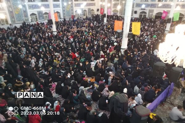 برگزاری مراسم میلاد حضرت مهدی(ع) و جشن تکلیف دانش‌آموزان پسر در تربت جام
