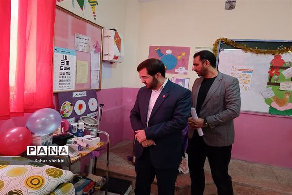 افتتاح اتاق بهداشت دبستان آسیه ملارد