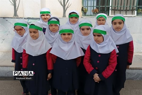 جشن نیکوکاری و درختکاری  در مدرسه مسلم صادقی شریف‌آباد پاکدشت