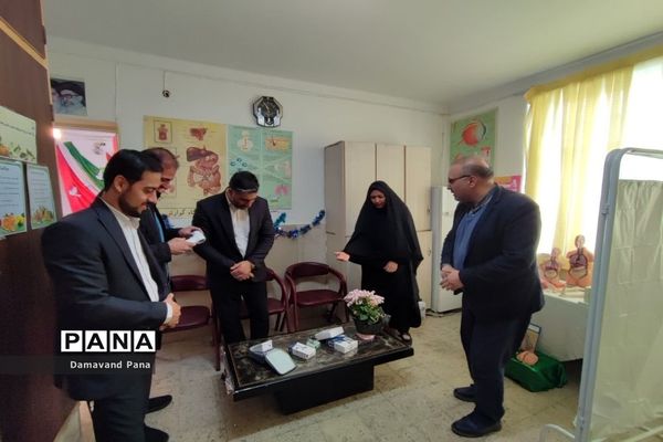 افتتاح اتاق بهداشت و سلامت در دبستان شهیدان صدیفی دماوند