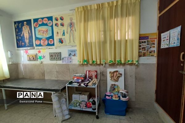 افتتاح اتاق بهداشت و سلامت در دبستان شهیدان صدیفی دماوند