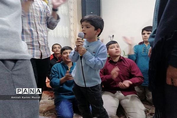 جشن خانگی هیات دانش‌آموزی انصارالمهدی ناحیه 3 به مناسبت میلاد امام زمان(عج)